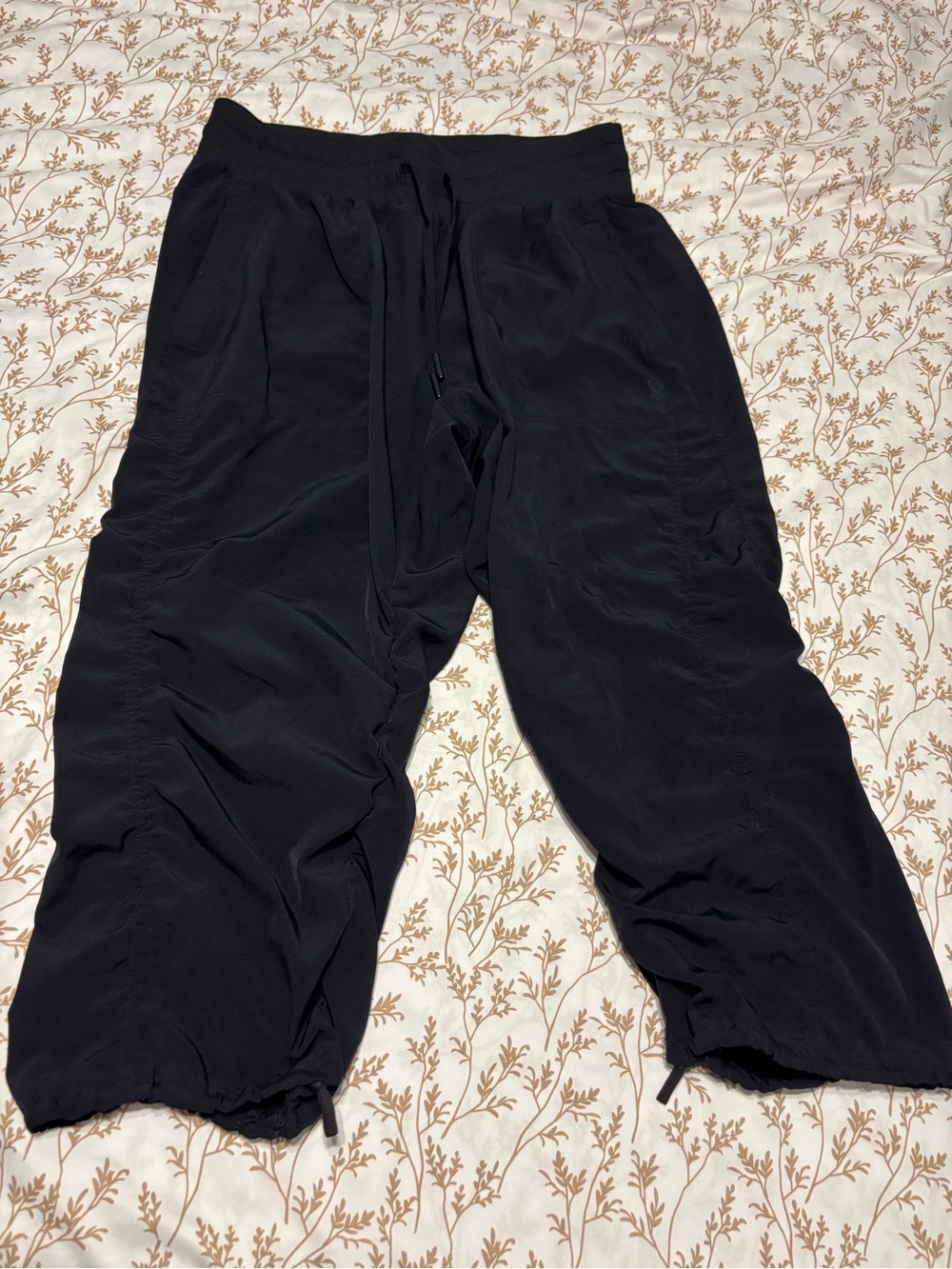 Spyder Black Women's Jogger Capris with Drawstring